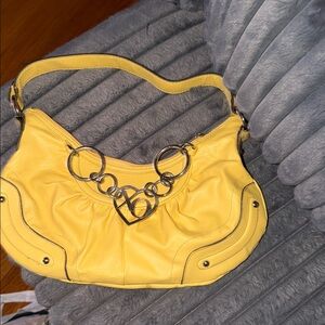 Yellow Y2K XOXO Hobo Bag